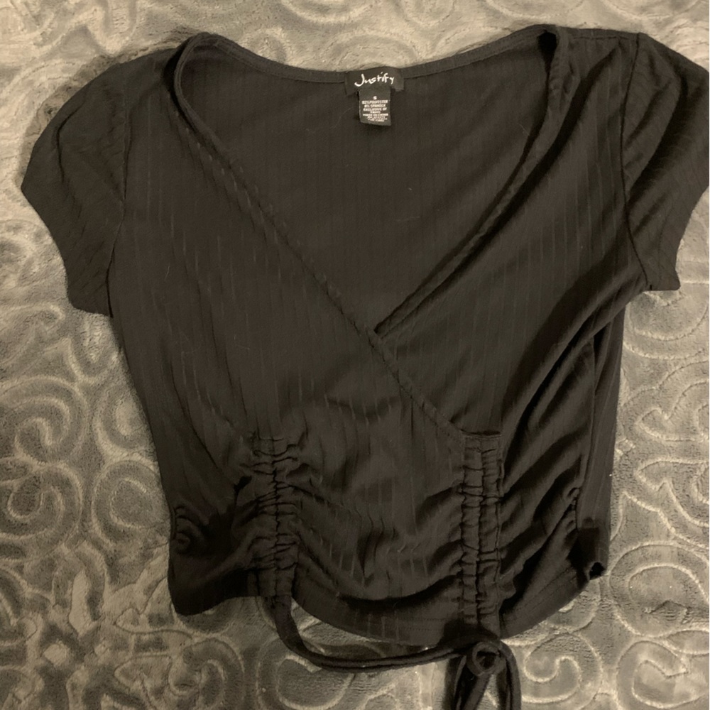 cute black crop top